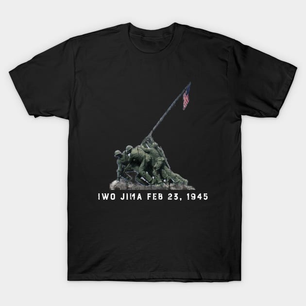 IWO JIMA PACIFIC WORLD WAR II T-Shirt by Cult Classics